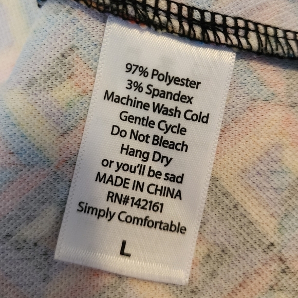 LulaRoe Geometric Cassie Pencil Skirt Women's Large L Stretch Wide Waistband EUC - Picture 6 of 7